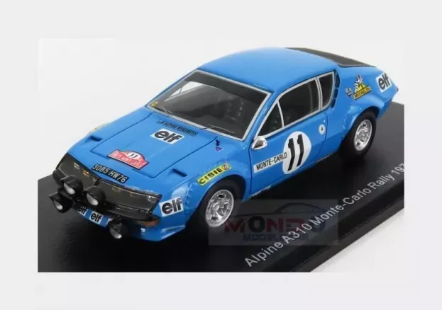 Spark Renault Alpine A310 N 11 Rally Montecarlo 1975 A.warmbold J.davenport 1:43 S5494