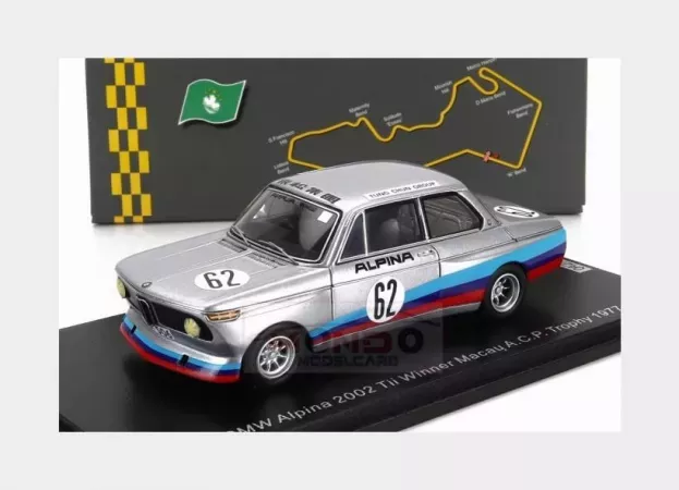 Spark Bmw 2002tii N 62 Winner Trophy A.c.p. Macau 1977 P.lo 1:43 SA245