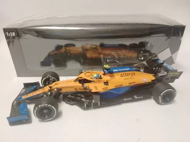 Minichamps Mclaren F1 Mcl35l Team Mclaren N 4 2nd Italy Gp 2021 Lando Norris 1:18 530213304