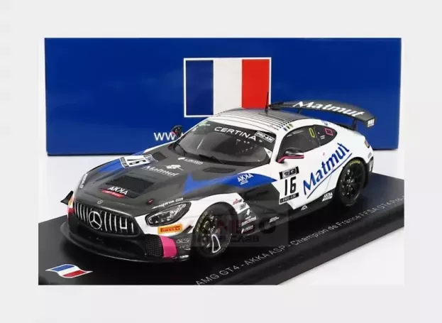 Spark Mercedes Amg Gt4 Team Akka Asp N 16 Champion De France Ffsa Pro-am 2021 T.drouet 1:43 SF263