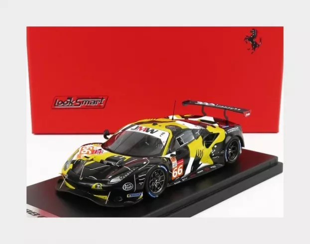 Looksmart Ferrari 488 Gte Evo 3.9l Turbo V8 Team Jmw Motorsport N 66 24h Le Mans 2021 J.fannin T.neubauer R.sales 1:43 LSLM128