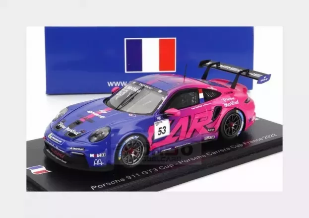 Spark Porsche 911 991-2 Gt3 Team L'art N 53 France Porsche Carrera Cup Season 2022 A.mathieu 1:43 SF300