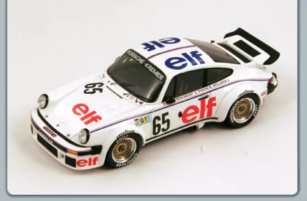 Spark Porsche 911 934 Team Porsche Kremer Racing N 65 24h Le Mans 1976 M.c.charmasson D.pironi B.wollek 1:43 S3402