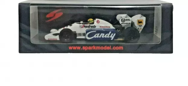Spark Toleman F1 Tg184 Hart Turbo N 19 2nd Monaco Gp 1984 Ayrton Senna 1:43 S2778