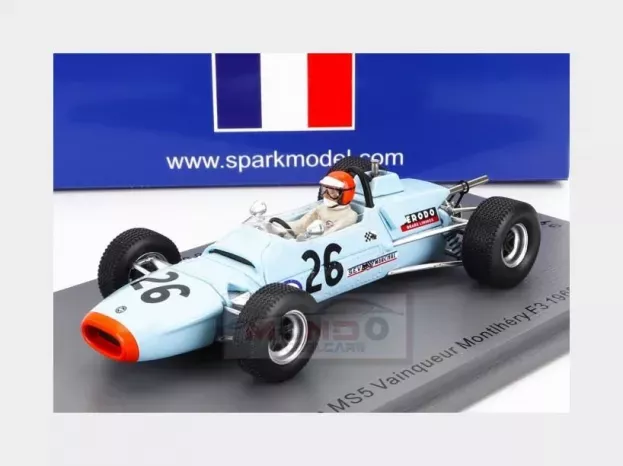 Spark Matra Simca F3 Ms5 N 26 Winner Montlhery Gp 1968 J.p.jabouille 1:43 SF288