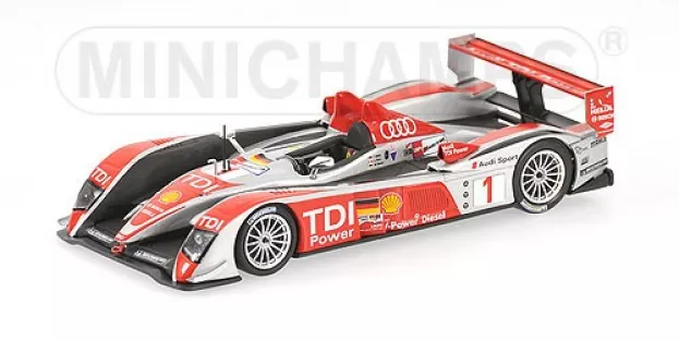 Minichamps Audi R10 Tdi N 1 6th Le Mans 2008 F.biela E.pirro M.werner 1:43 400089801