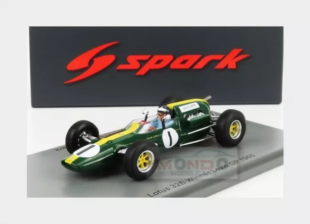 Spark Lotus F1 32b N 1 Winner Levin Tasman Gp 1965 J.clark 1:43 S7304