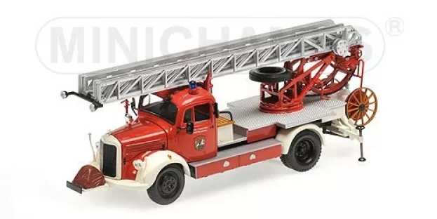 Minichamps Mercedes L3500 Dl17 Truck Scala Feuerwehr Bensheim 1950 1:43 439350081