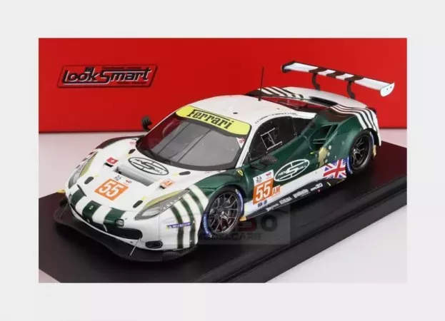 Looksmart Ferrari 488 Gte Evo 3.9l Turbo V8 Team Spirit Of Race N 55 24h Le Mans 2022 D.cameron M.griffin D.perel 1:43 LSLM144