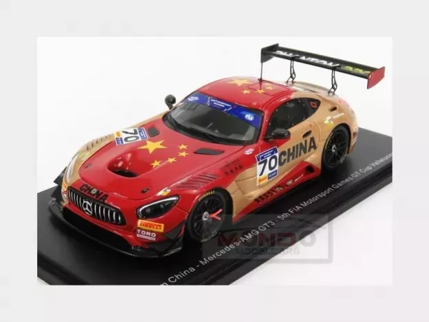 Spark Mercedes Amg Gt3 Team China N 70 Fia Motorsport Games Gt Cup Vallelunga 2019 Y.zhang K.zang 1:43 S6312