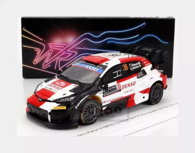 Spark Toyota Yaris Gr Hybrid Rally1 Team Toyota Gazoo Racing Wrt N 18 6th Rally Montecarlo 2023 T.katsuta Aaron Johnston 1:43 S6721
