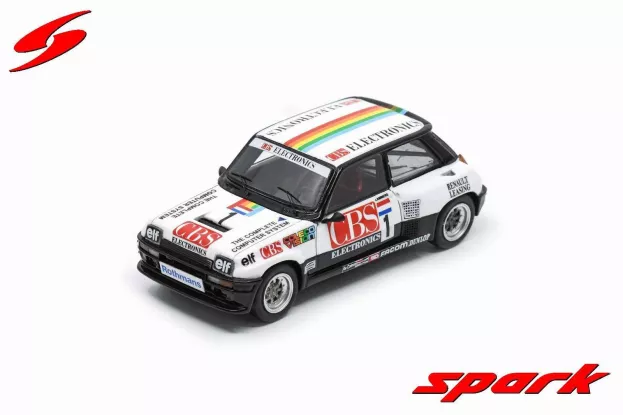 Spark Renault R5 Turbo N 1 Champion Europa Cup 1984 Jan Lammers 1:43 S6156