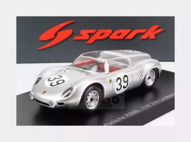 Spark Porsche Rs60 4 Spider Team Porsche Kg N 39 24h Le Mans 1960 E.barth W.seidel 1:43 S9727