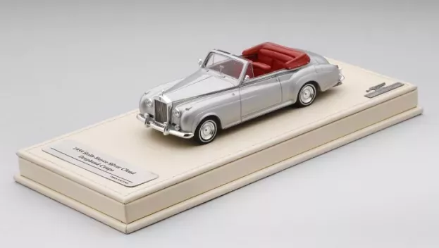 Truescale Rolls Royce Silver Cloud Drophead Cabriolet 1959 Base In Pelle 1:43 TSMCE154309