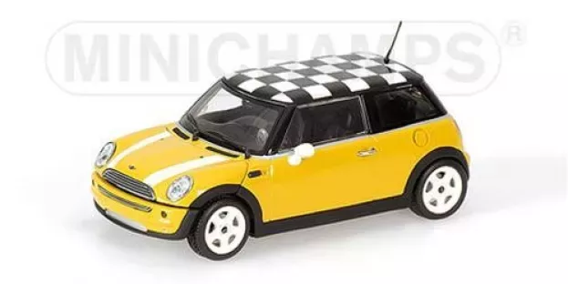 Minichamps Mini One 2001 With Chequered Roof Flag 1:43 431138104