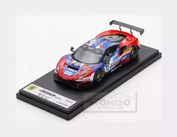 Looksmart Ferrari 488 Gt3 Evo 3.9l Turbo V8 Team Smp Racing N 72 24h Spa 2020 M.molina D.rigon S.sirotkin 1:43 LSRC085