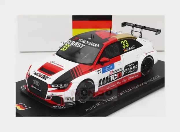 Spark Audi A3 Rs3 Lms N 33 Wtcr Nurburgring 2018 R.rast 1:43 SG572