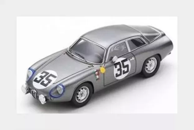 Spark Alfa Romeo Giulietta Sport Zagato 1570cc S4 Team Sant Ambroeus N 35 24h Le Mans 1963 Giampiero Biscaldi Sergio Pedretti kim 1:43 S9053