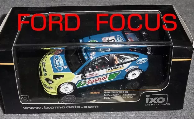 IXO Models Ford Focus Wrc N 3 Rally Montecarlo 2007 M.gronholm T.rautiainen 1:43 RAM281