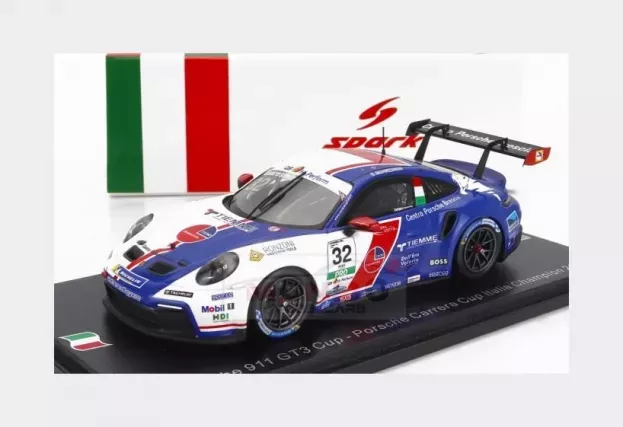 Spark Porsche 911 991-2 Gt3 Team Ab Racing N 32 Champion Italy Porsche Carrera Cup Season 2022 G.quaresmini 1:43 SI024