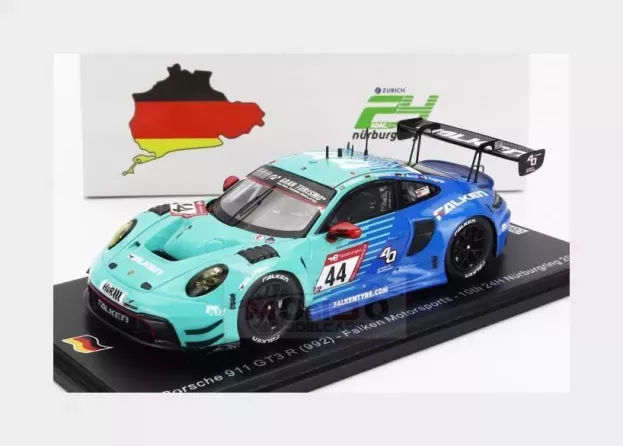 Spark Porsche 911 992 Gt3 R Team Falken Motorsports N 44 10th 24h Nurburgring 2023 J.eriksson T.heinemann N.menzel M.ragginger 1:43 SG906
