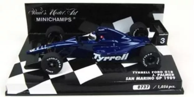 Minichamps Tyrrell F1 Ford 018 N 3 Gp San Marino 1989 J.palmer 1:43 400890003