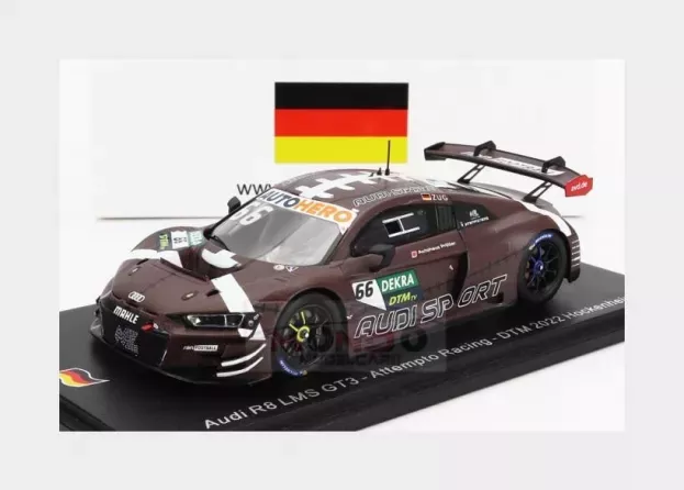 Spark Audi R8 Lms Gt3 5.2l V10 Team Attempto Racing N 66 Dtm Season 2022 Marius Zug 1:43 SG874