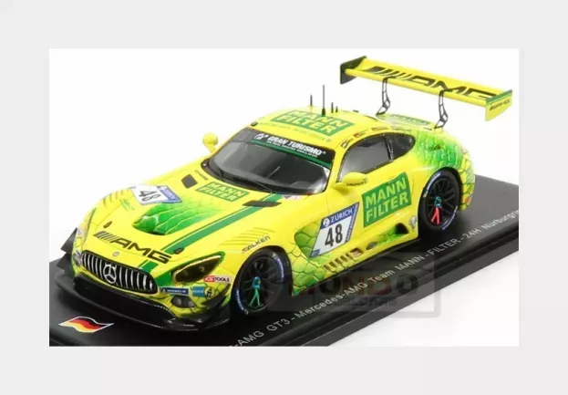 Spark Mercedes Amg Gt3 Team Mann-filter N 48 24h Nurburgring 2018 C.hohenadel I.dontje M.gotz R.van Der Zande 1:43 SG412