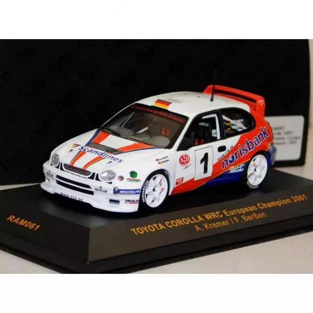 IXO Models Toyota Corolla Wrc N 1 Rally European Champion 2001 A.kremer F.berben 1:43 RAM061