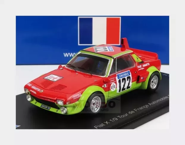 Spark Fiat X1 9 Abarth N 122 Tour De France 1974 F.bachelli P.sodano 1:43 SF158