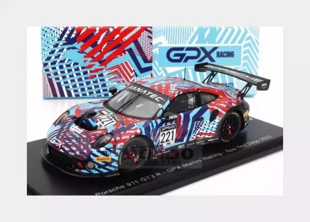 Spark Porsche 911 991-2 Gt3 R Team Gpx Martini Racing N 221 Test Days 24h Spa 2022 R.lietz M.christensen K.estre 1:43 SP429