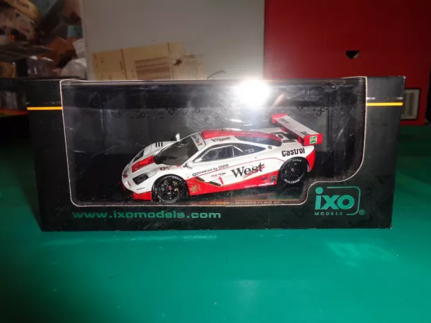 IXO Models Mclaren F-1 Gtr West N 1 4h Spa 1996 T.bscher P.kox 1:43 GTM084