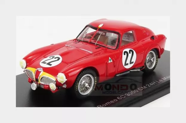 Spark Alfa Romeo 6c 3000 Cm N 22 24h Le Mans 1953 J.m. Fangio O.marimon 1:43 S4703