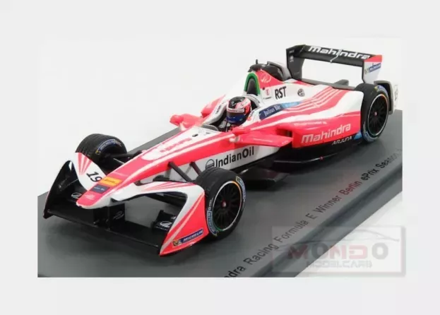 Spark Mahindra Formula-e M3 Electro Team Mahindra Racing N 19 Berlin Gp 2016-2017 F.rosenqvist 1:43 S5903
