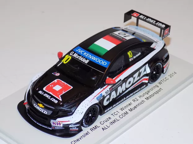 Spark Chevrolet Cruze Tc1 N 10 Winner R2 Wtcc Hungaroring 2014 G.morbidelli 1:43 S2459