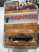 1/64 Greenlight Hunter TV 1969 Chevrolet Nova Unrestored Police Car Black 44880D