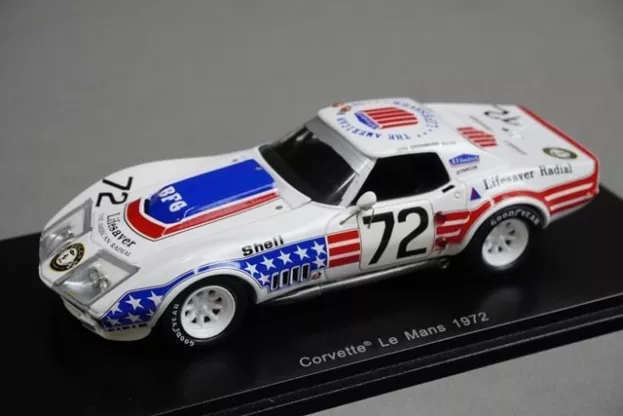 Spark Chevrolet Corvette N 72 24h Le Mans 1972 J.greenwood A. Cudini B.darniche 1:43 S5075
