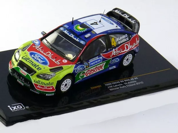 IXO Models Ford Focus Rs Wrc 09 N 4 Winner Rally Finland 2010 J.m. Latvala M.anttila 1:43 RAM447