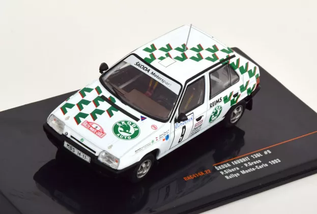 IXO Models Skoda Favorit 136l Team Skoda Motorsport N 9 Rally Montecarlo 1993 P.sibera P.gross 1:43 RAC414A.22