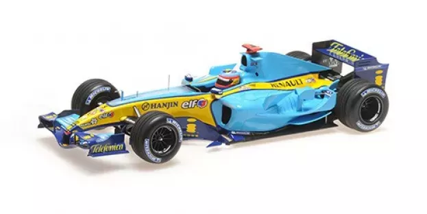 Minichamps Renault F1 R25 Team Renault F1 N 1 World Champion 3rd Brazil Gp 2005 Fernando Alonso 1:18 117051705