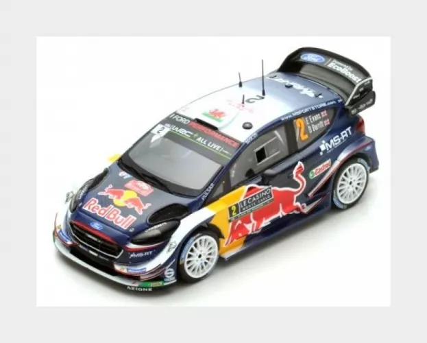 Spark Ford Fiesta Wrc Team M-sport Ford Wrt N 2 Rally Montecarlo 2018 E.evans D.barrit 1:43 S5952