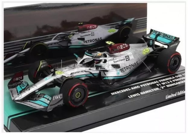 Minichamps Mercedes F1 W13e Team Mercedes-amg Petronas F1 N 44 2nd Hungarian Gp 2022 Lewis Hamilton 1:43 447221344