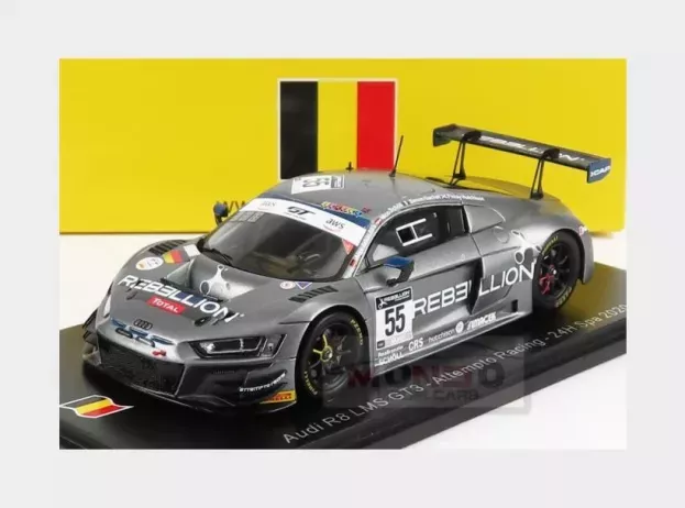 Spark Audi R8 Lms Gt3 Team Audi Sport Attempto Racing N 55 24h Spa 2020 N.scholl S.gachet A.aka F.hutchison 1:43 SB414