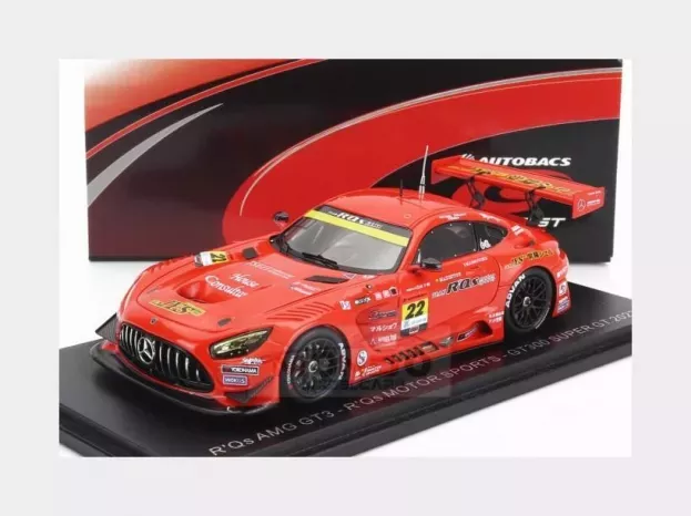 Spark Mercedes Gt3 Amg Team R'qs Motor Sport N 22 Gt300 Class Super Gt 2023 H.wada M.jyonai M.kano 1:43 SGT075