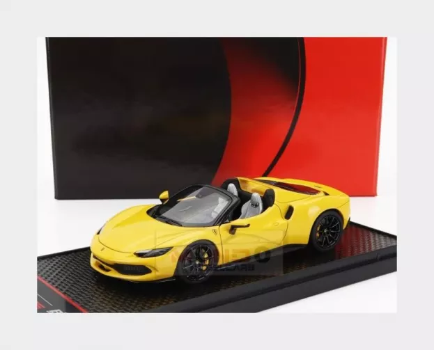 BBR Ferrari 296 Gts Spider 2022 Black Wheels 1:43 BBRC268C1