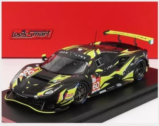 Looksmart Ferrari 488 Gte Iron Lynx Team N 60 24h Le Mans 2021 Raffaele Giammaria Paolo Ruberti Claudio Schiavoni 1:43 LSLM127