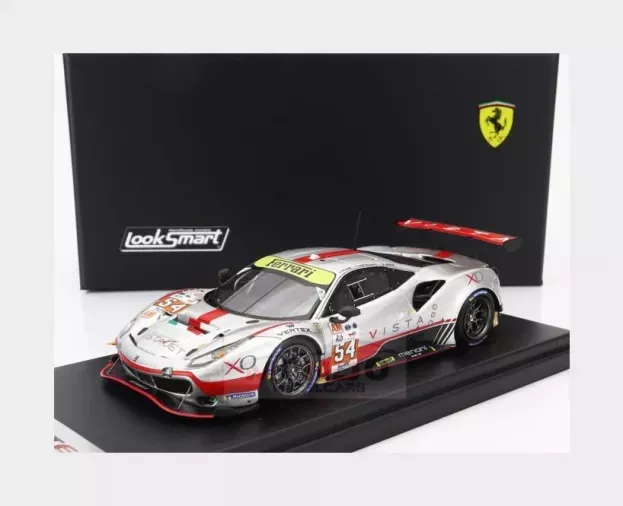 Looksmart Ferrari 488 Gte Evo 3.9l Turbo V8 Team Af Corse N 54 24h Le Mans 2023 Francesco Castellacci Thomas Flohr Davide Rigon 1:43 LSLM164