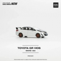 Toyota GR Vios White 1:64 Scale Pop Race PR640094