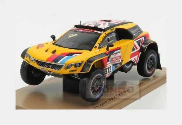 Spark Peugeot 3008 Dkr Maxi Team Ph-sport N 312 Rally Dakar 2019 H.hunt W.rosegaar 1:43 S5627
