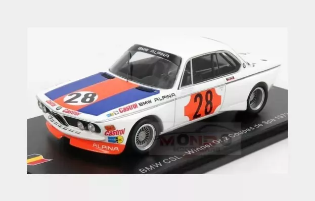Spark Bmw Csl N 28 Winner Gr.2 Coupes De Spa 1973 Niki Lauda 1:43 SB226